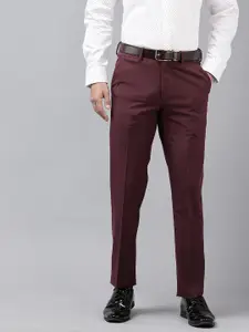 Van Heusen Men Slim Fit Formal Trousers