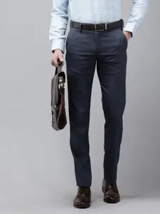 Van Heusen Men Slim Fit Formal Trousers