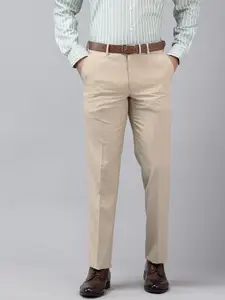 Van Heusen Men Slim Fit Formal Trousers