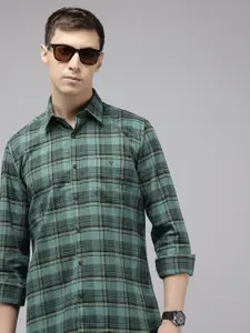 Van Heusen Sport Slim Fit Checked Pure Cotton Casual Shirt