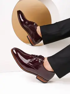 House of Pataudi Men Lace Up Formal Derbys