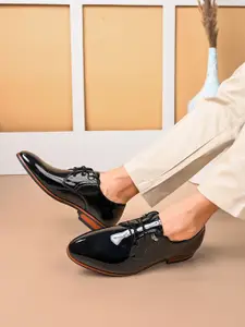 House of Pataudi Men Lace up Formal Derbys