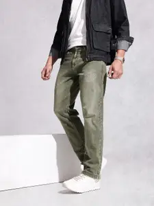 WROGN Men Anti Fit Low Distress Stretchable Jeans