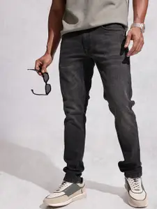 WROGN Men Slim Fit Light Fade Stretchable Jeans