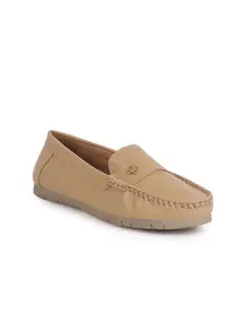 FAUSTO Women Textured Loafers