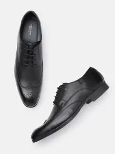 Kenneth Cole Men Textured Leather Brogues