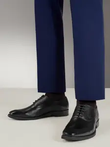 Kenneth Cole Men Leather Formal Oxfords