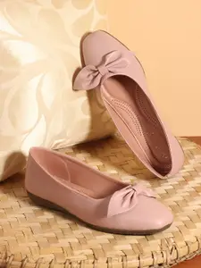 DressBerry Women Embellished Ballerinas with Bows Flats