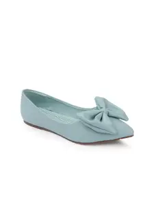 DressBerry Women Embellished Ballerinas with Bows Flats