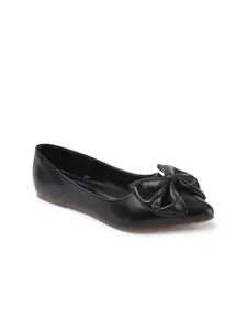 DressBerry Women Embellished Ballerinas with Bows Flats