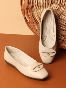 DressBerry Women Embellished Ballerinas Flats