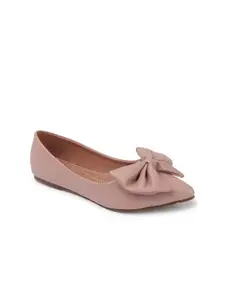 DressBerry Women Embellished Ballerinas with Bows Flats