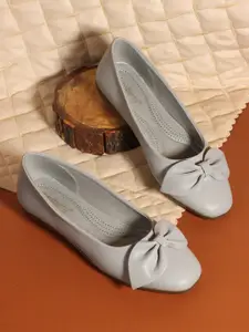 DressBerry Women Embellished Ballerinas with Bows Flats