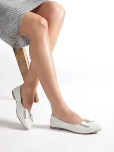 Marc Loire Women Embellished Party Ballerinas with Bows Flats