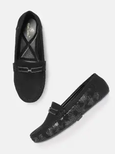 Marc Loire Women Embellished Suede Loafers