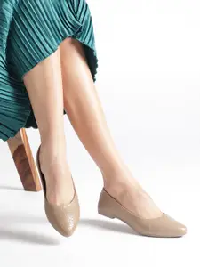 Marc Loire Women Textured Ballerinas Flats