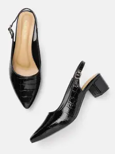 Marc Loire Textured Party Block Pumps