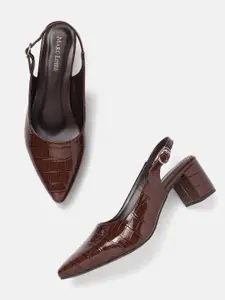 Marc Loire Textured Party Block Pumps