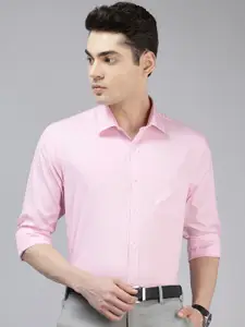 Park Avenue Slim Fit Textured Self Design Formal Shirt