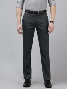Park Avenue Men Textured Formal Trousers