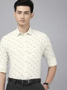 Park Avenue Slim Fit Floral Printed Formal Shirt