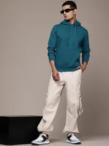 The Roadster Lifestyle Co. Solid Hooded Sweatshirt