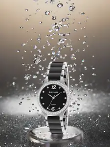 GIORDANO Women Embellished Dial & Bracelet Style Straps Analogue Watch GZ-60065-22