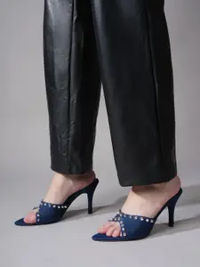 Lavie Women Embellished Slim Heeled Sandals