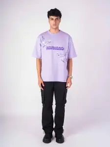 HOP HEAD Men Straight Fit Mid-Rise Track Pants