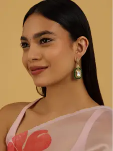 Kushal's Fashion Jewellery Embellished Bridal  Contemporary Drop Earrings