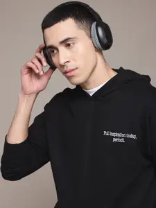 The Roadster Lifestyle Co. Hooded Sweatshirt with Embroidered Detail