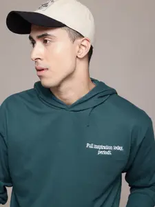 The Roadster Lifestyle Co. Hooded Sweatshirt with Embroidered Detail