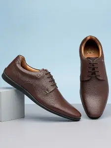 Arrow Men Textured Formal Derbys