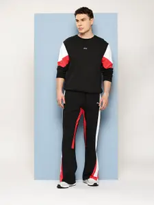 Slazenger Cotton Colourblocked Detail Athleisure Tracksuit