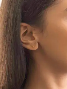 Nistra Square Studs Earrings