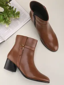 The Roadster Lifestyle Co Women Block-Heeled Regular Boots