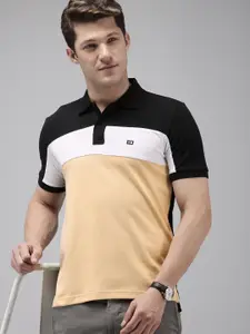 Arrow Colourblocked Polo Collar T-shirt