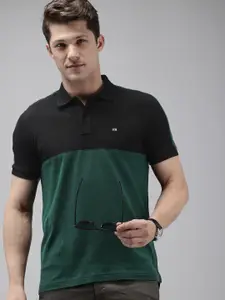 Arrow Colourblocked Polo Collar T-shirt