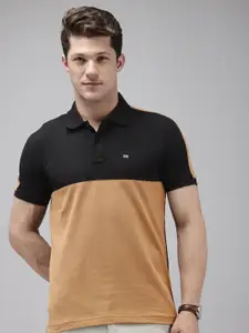 Arrow Colourblocked Polo Collar T-shirt