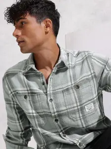 WROGN Comfort Fit Checked Casual Shirt