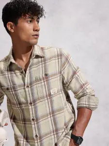 WROGN Comfort Fit Checked Casual Shirt