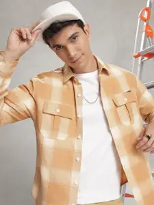 WROGN Comfort Fit Checked Casual Shirt