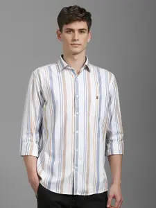 Louis Philippe Sport Men Striped Opaque Casual Shirt
