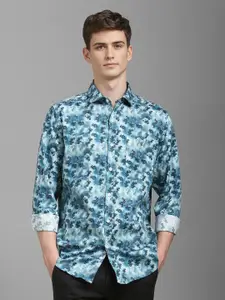 Louis Philippe Sport Men Abstract Printed Opaque Cotton Casual Shirt