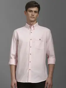 Louis Philippe Sport Men Solid Opaque Cotton Casual Shirt