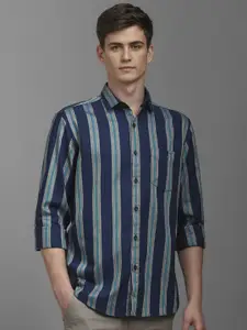 Louis Philippe Sport Men Striped Opaque Cotton Casual Shirt