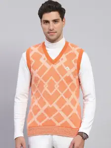 Monte Carlo Men Self Design Woollen Pullover