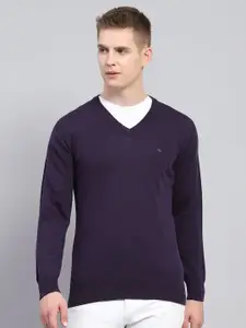 Monte Carlo Men V Neck Woollen Pullover