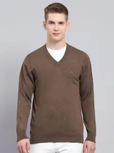 Monte Carlo Men V-Neck Woollen Pullover Sweater