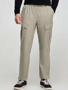 Red Flame Men Slim Fit Cargos Trousers